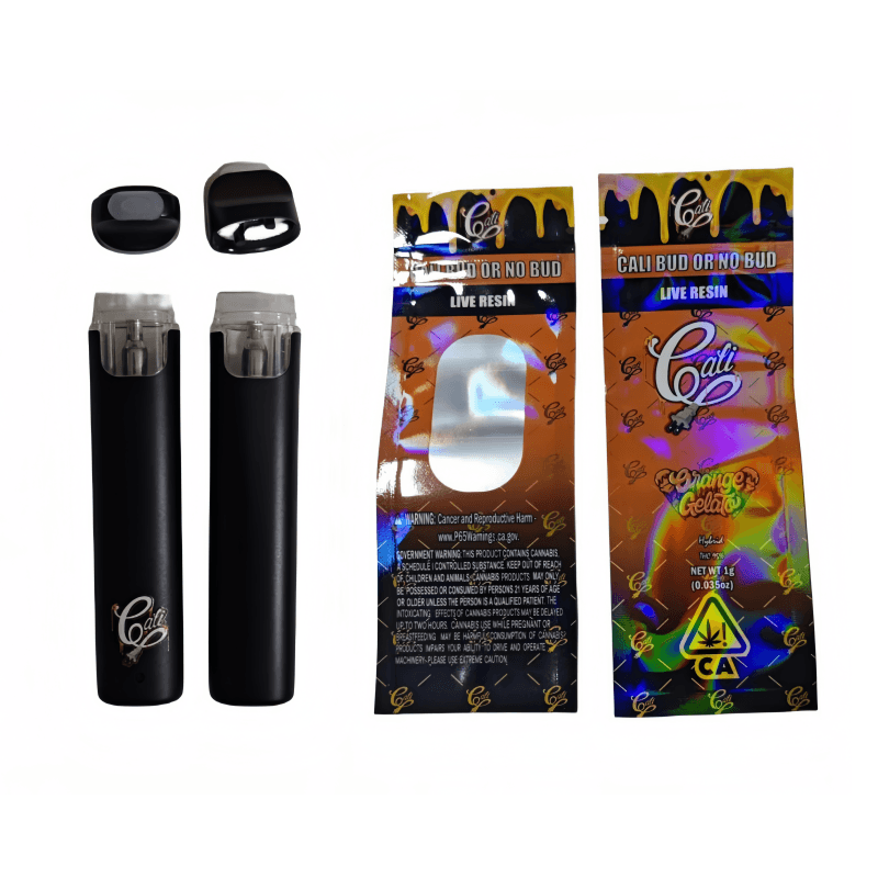 Cali Plug disposable carts with packaging